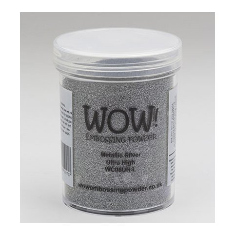 Wow! -kohojauhe 160ml:  Metallic silver (ultra high) - hopea