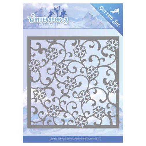 Jeanine\'s Art die: Snow Frame
