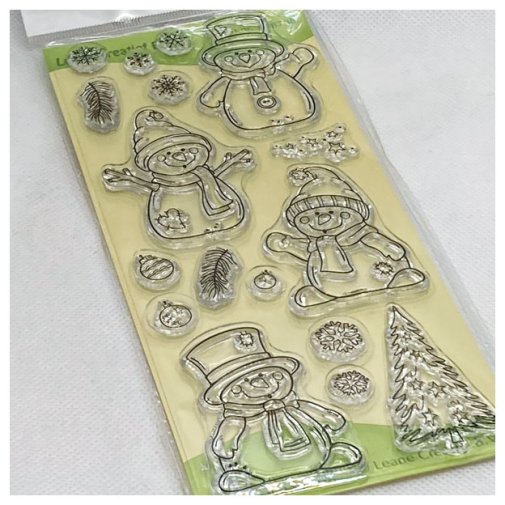 Leane Creatief stamp set: Snowmen