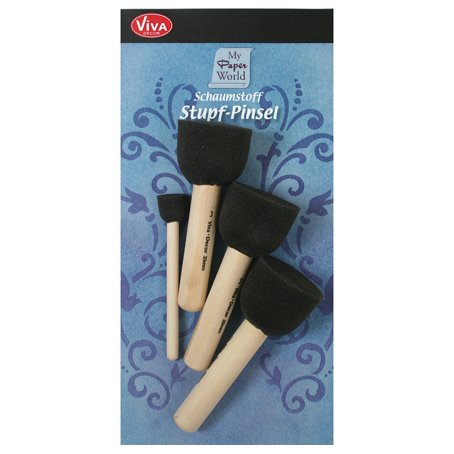 Sponge brushes - vaahtomuovituputtimet, 4kpl