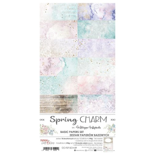 6x12\" paperipakkaus, Craft O\'Clock: Spring Charm