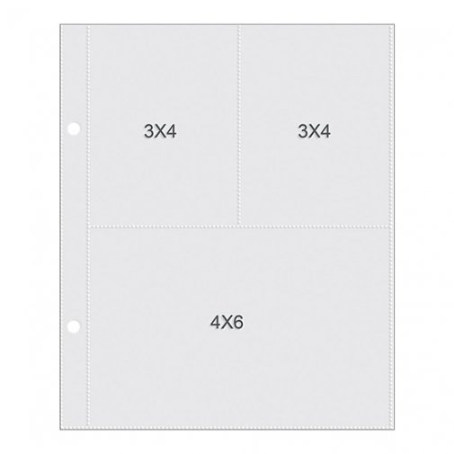 Muovitaskut 6x8\" SS, 4x6\"/3x4\" taskut, 10 kpl