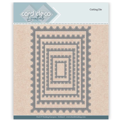 Stanssisetti, Card Deco: Suorakaiteet, \"stamp\"