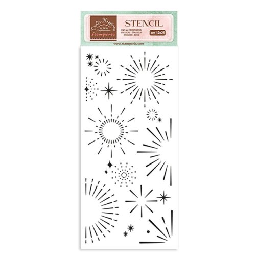 Stencil slimline, Stamperia: Oh La La - Stars