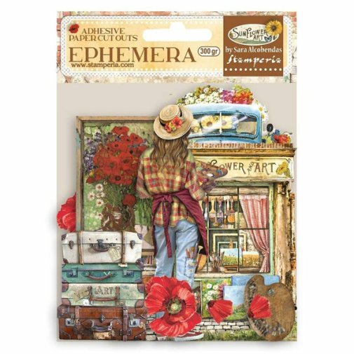 Leikekuvat, Stamperia: Sunflower Art - elements