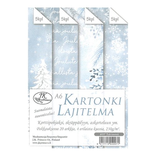 A6 paperipakkaus, JK: Talvimetsä