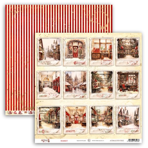 Paper 12x12\", UHK: The Christmas Workshop - Market