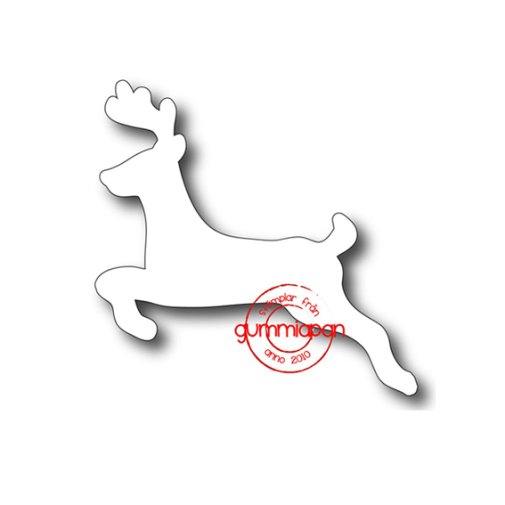 Stanssi, Gummiapan: Text Reindeer