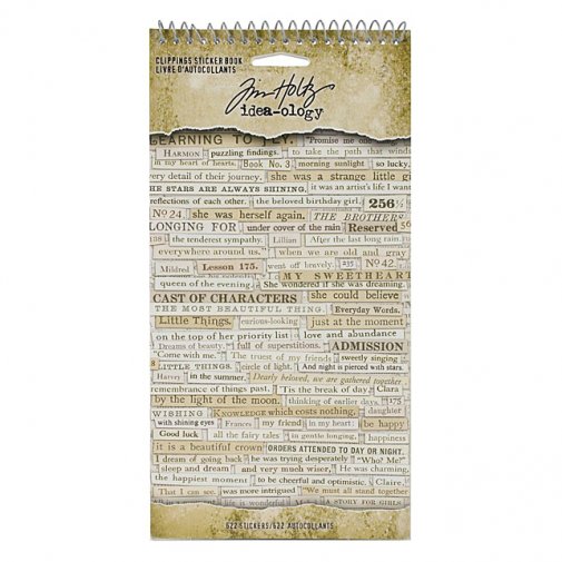 Tarralehtiö, Tim Holtz: Clippings
