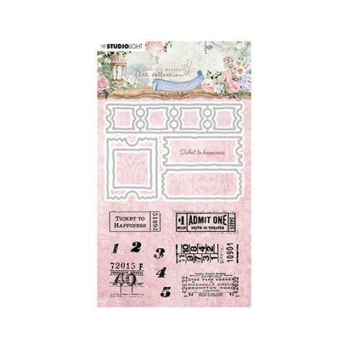 Leima-/ stanssisetti, Studiolight: Ticket to Happiness