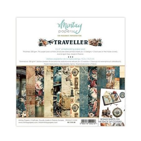 6x6\" paperipakkaus, Mintay: Traveller