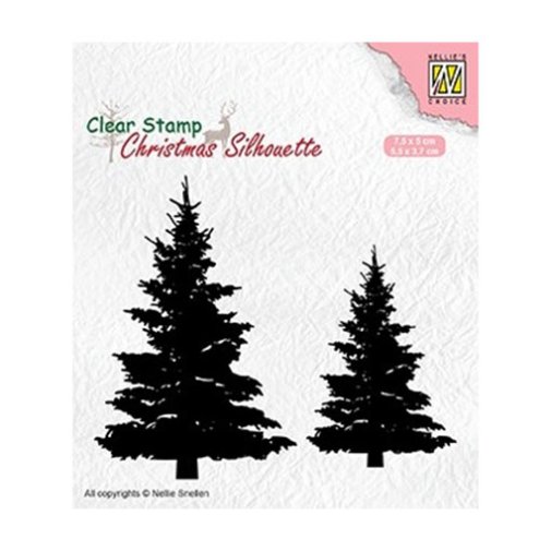 Nellie\'s Choice clear stamps: Trees silhouette