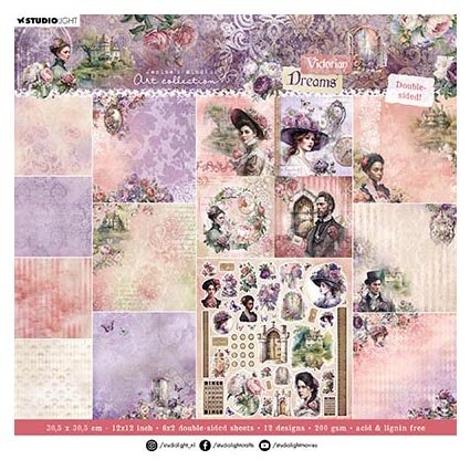 12x12\" paper pack, StudioLight: Victorian Dreams