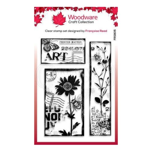 Woodware stamp: Vintage Pockets