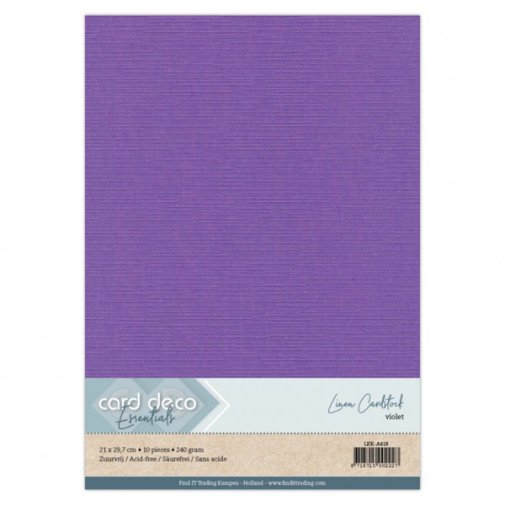 Cardstock pack A4, Card Deco: Violet, 10 pcs