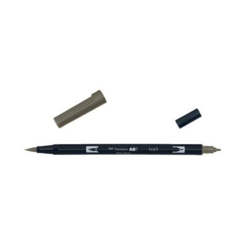 Tombow Dual Brush marker: Warm Grey