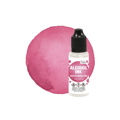 Alcohol Ink, Couture Creations: Watermelon