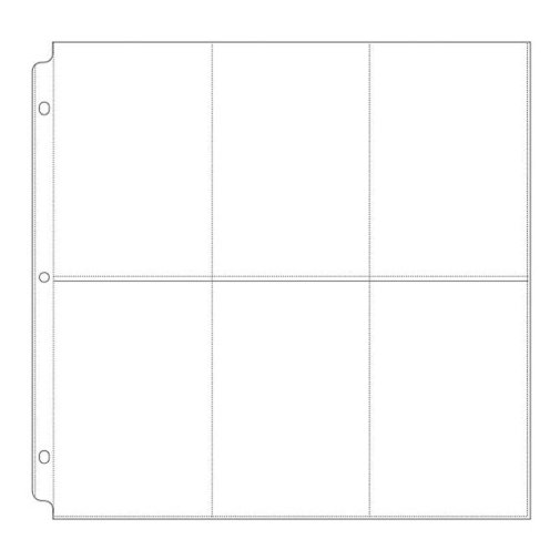 Muovitaskut 12x12\" WeR (6 taskua), 10 kpl