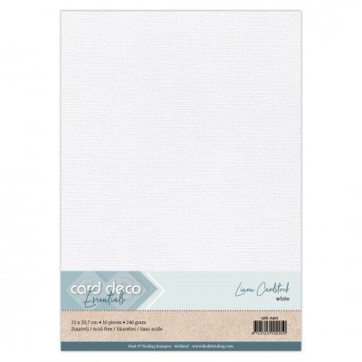 Cardstock pack A4, Card Deco: White, 10 pcs