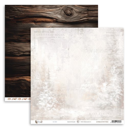 Kuviopaperi 12x12\", UHK: White Whispers - Echo