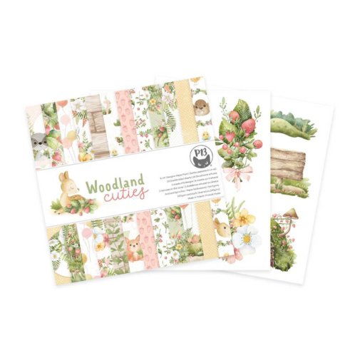 6x6\" paperipakkaus, P13: Woodland Cuties