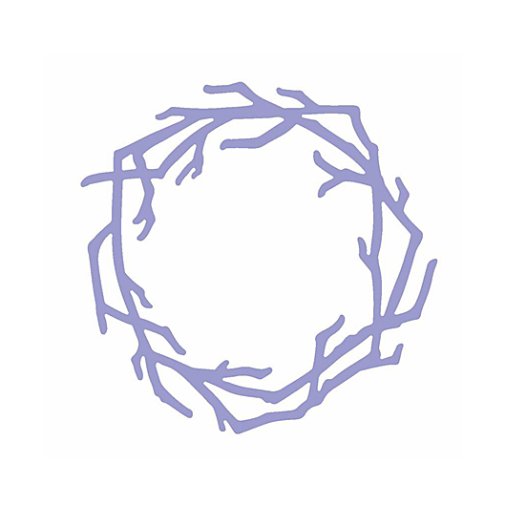 NHH Design -stanssi: Branch Wreath - oksakranssi