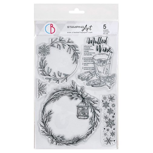 Stamp set A5, Ciao Bella: Wreaths & Mulled Wine