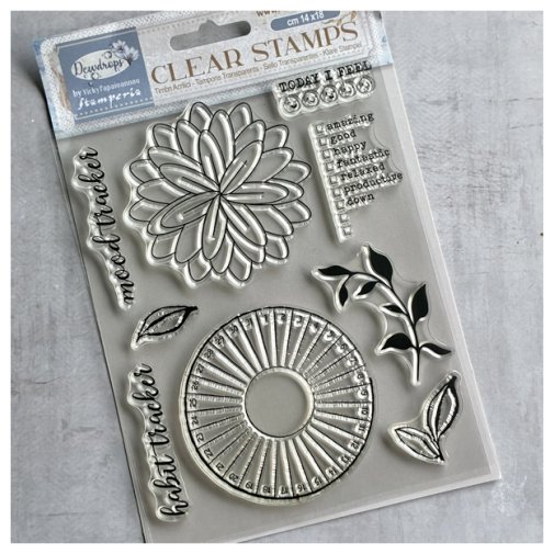 Leimasinsetti , Stamperia: Dewdrops tracker