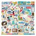 Echo Park sticker sheet, 12x12": Family Night