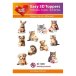 Hearty Crafts 3d toppers: Birthday Animals, 10 pcs