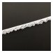 Lace ribbon (ruffle) - white, 1m