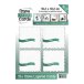 Backgrounds - square white, 12 pcs