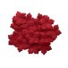 Paper flowers: Poinsettia 40 pcs, red