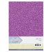 Glitter cardstock A4, 6 pcs, Card Deco: Purple