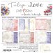 8x8" paper pack, Craft O'Clock: Tulip Love - basic