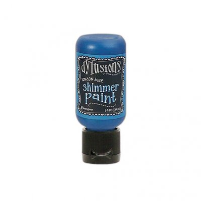 Dylusions Shimmer Paint -akryylimaali: London Blue, 29ml